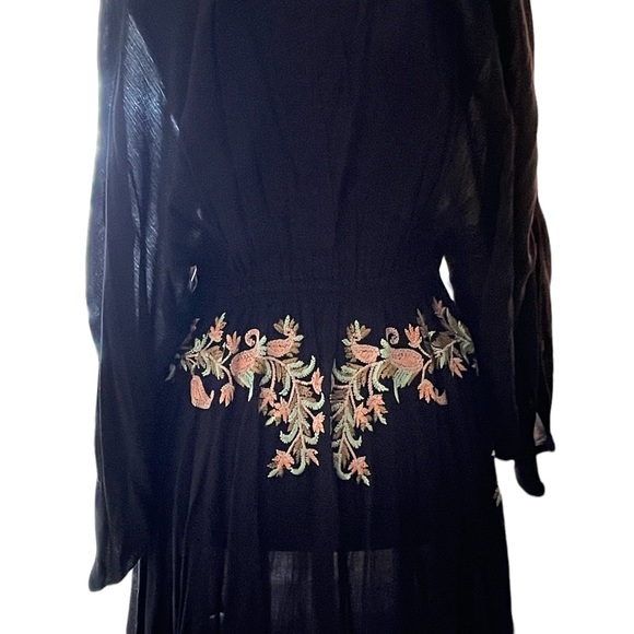 Free People NWT BLACK DRESS - Picture 6 of 8